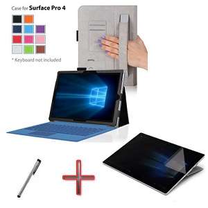 SY Leather Stand Case Cover +Film +Pen For 12.3